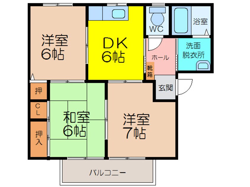 間取図 ファミールナカムラ