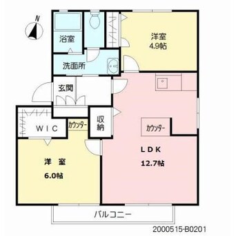 間取図 パークサイド高取