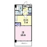 ランドマーク兵庫ファースト 1DKの間取り