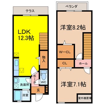 間取図 ウィステリア菜花