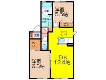 間取図 ウエストヴィレッヂ