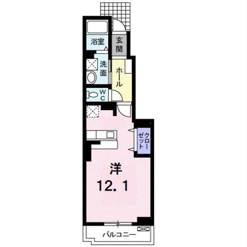 間取図 フェアソレイユ