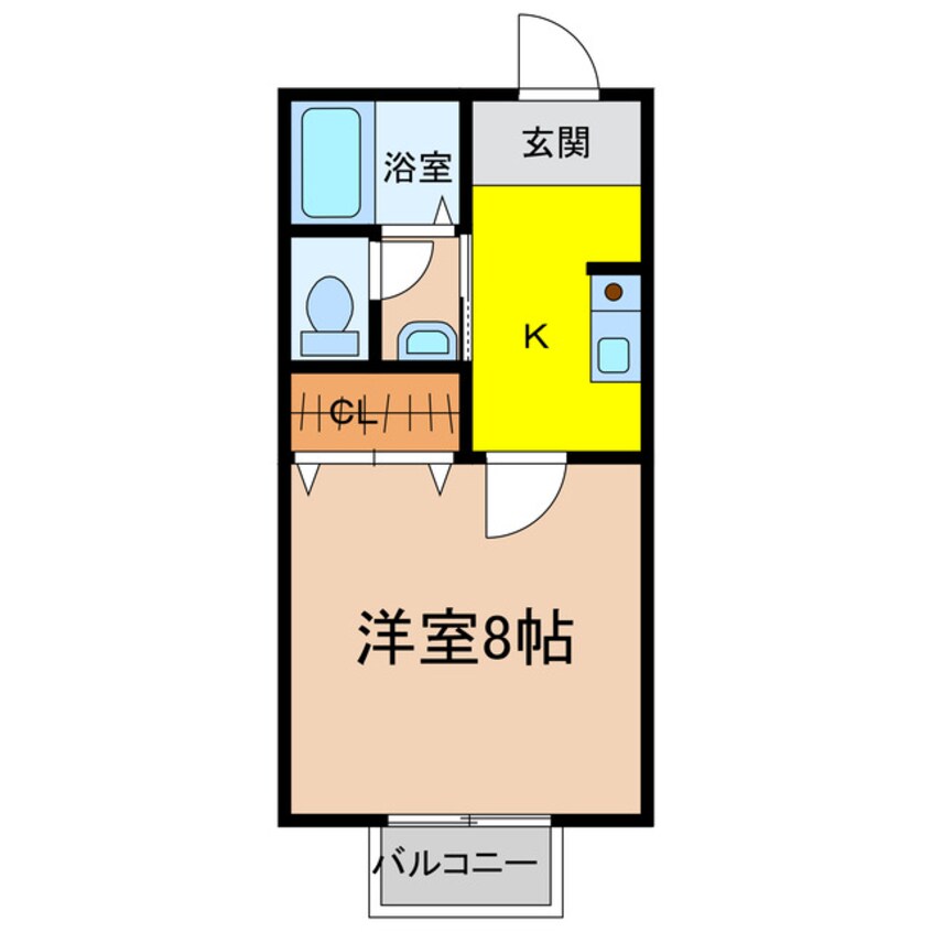 間取図 セジュールつつみⅡ