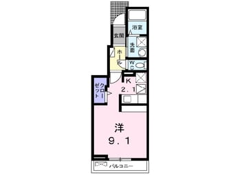 間取図 シャトー・エスト