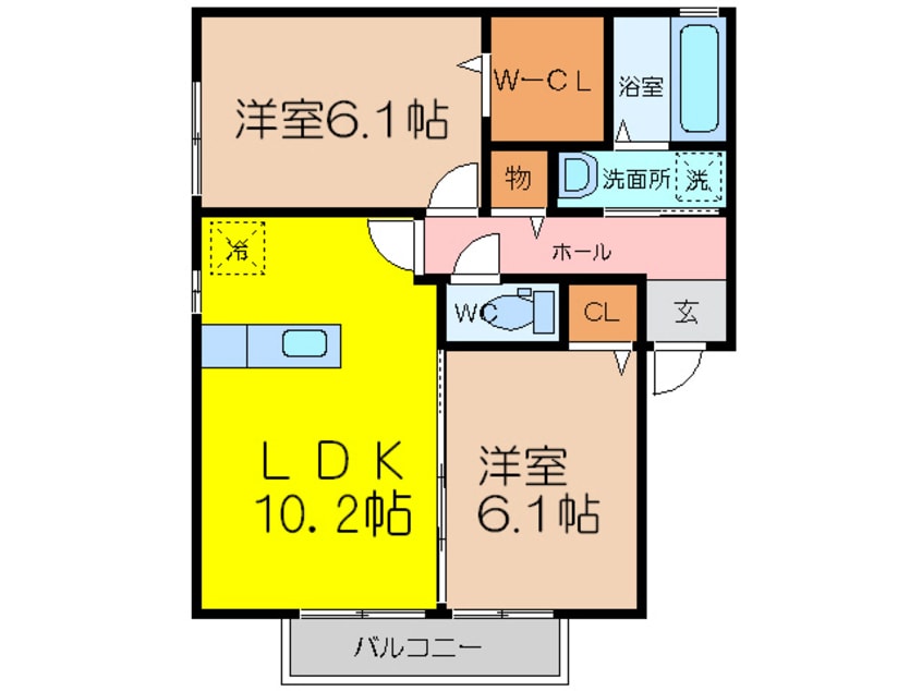 間取図 フローラ