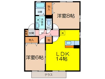 間取図 グリーンビレッジ