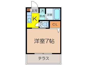 間取図 メゾンクレール八戸