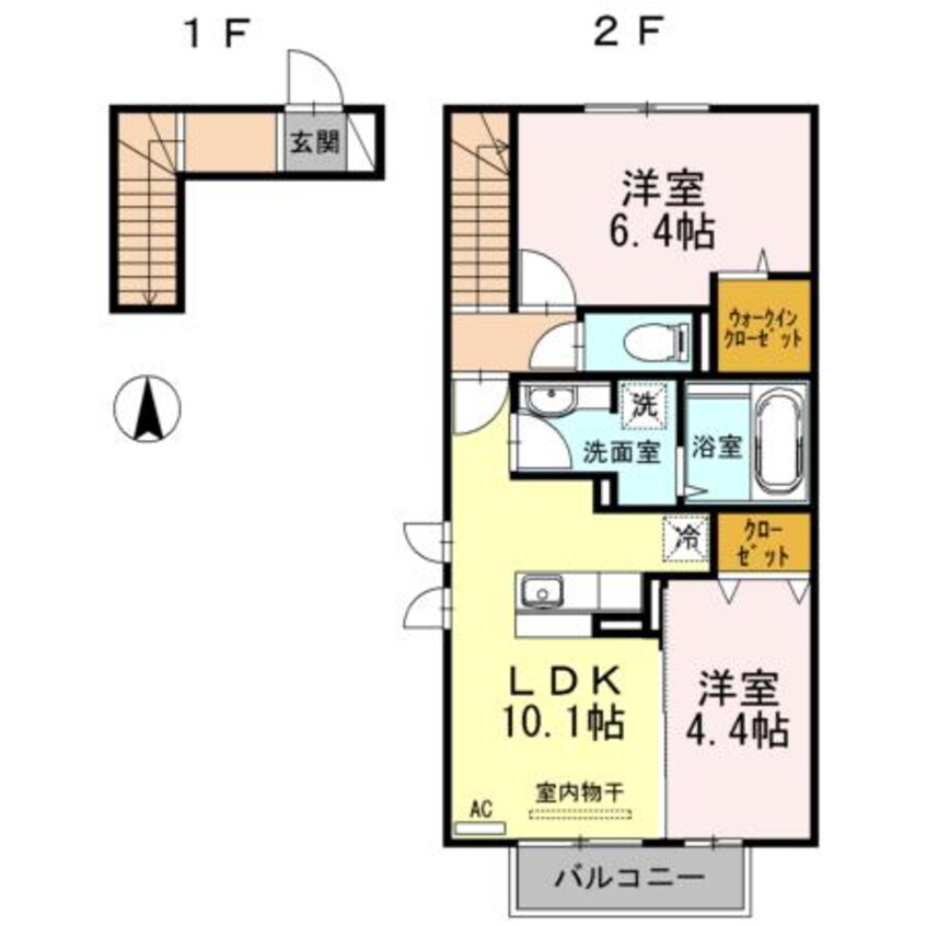 間取図 エスポワール巨勢