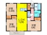 レーヴ天祐 3LDKの間取り