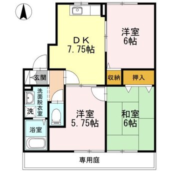 間取図 ハーモニーレジデンス