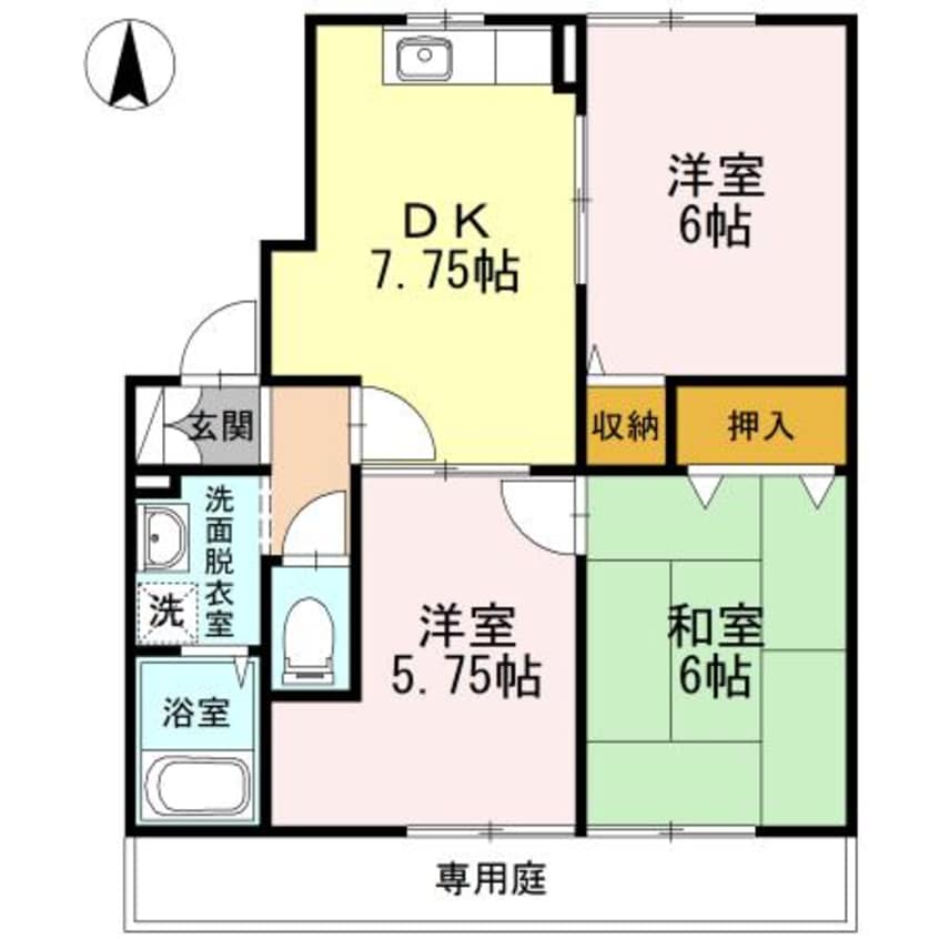 間取図 ハーモニーレジデンス