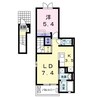 ファイン　フレイズ 1LDKの間取り