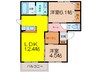 メゾンエスポワールⅠ 2LDKの間取り