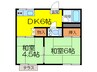 コーポマルセ 2DKの間取り