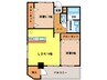 こすもすレジデンス 2LDKの間取り