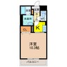 ボナール新中町 1Kの間取り