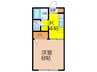 ピアッツア本庄 1Kの間取り