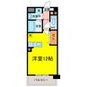 コーキ夢咲 1Rの間取り