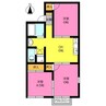 コーポ木原 3DKの間取り