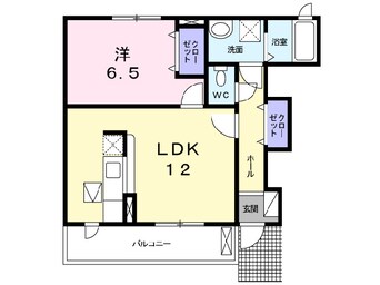 間取図 メゾンドクアトロ