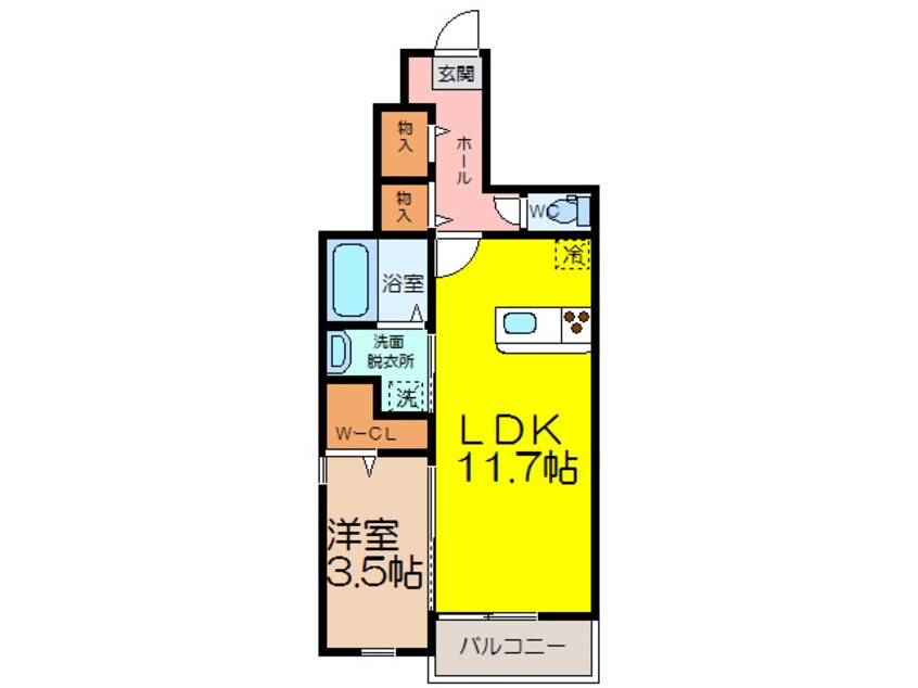 間取図 ラディエース