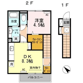 間取図 飯島コーポ