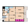 梅園ビル 3DKの間取り