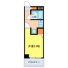マキシム周南 1Kの間取り