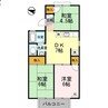 セジュール周南　A棟 3DKの間取り