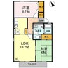 スプランドゥール　Ｂ棟 2LDKの間取り