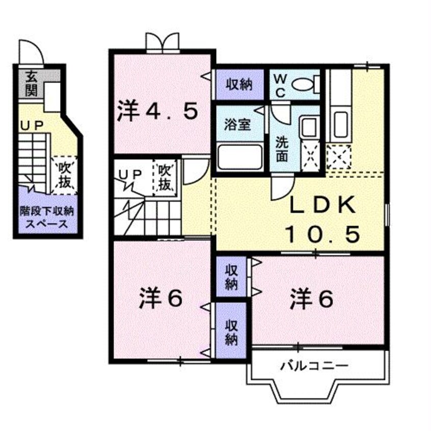 間取図 アルカディアK Ⅰ