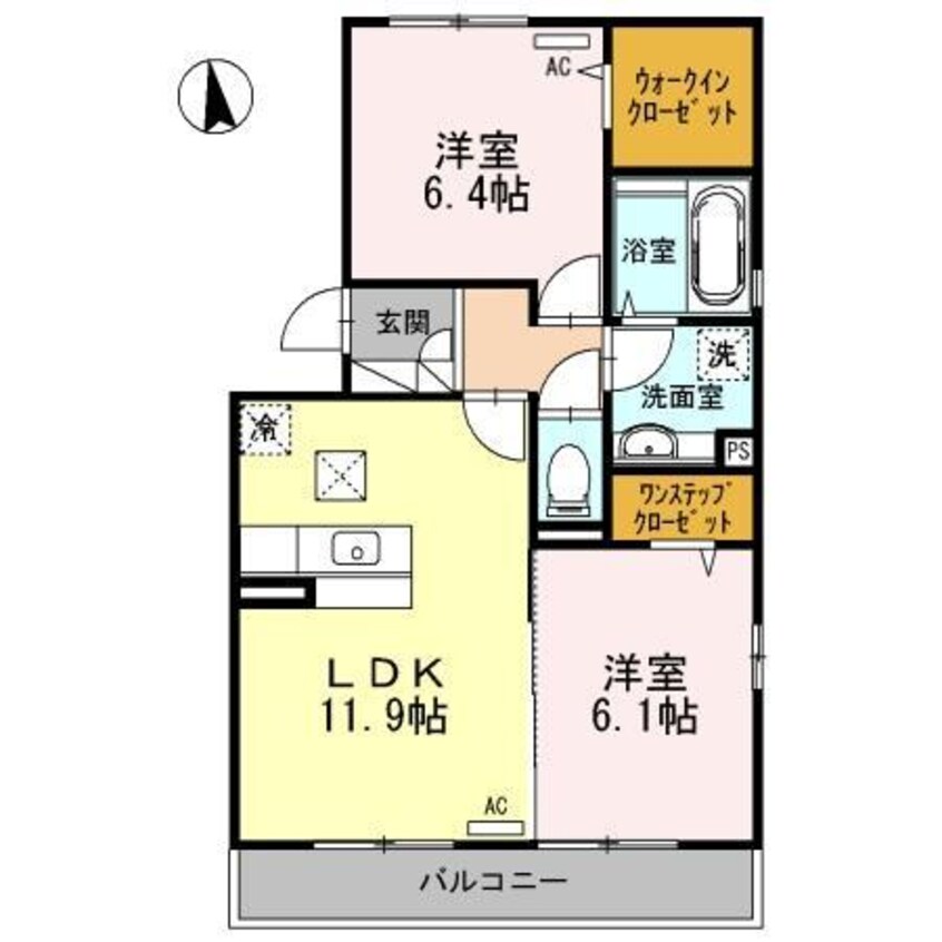 間取図 ベルモンゾ　D-room