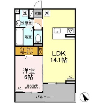 間取図 プリュスフォンティーヌ