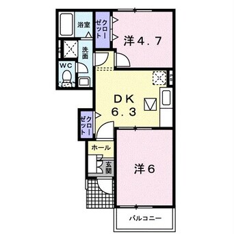 間取図 ティーズ・ウィンヒルⅣ