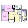 メゾンM 2LDKの間取り