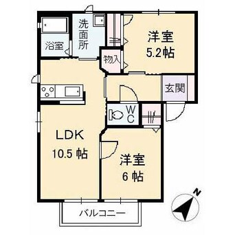 間取図 メゾンド藤　C棟