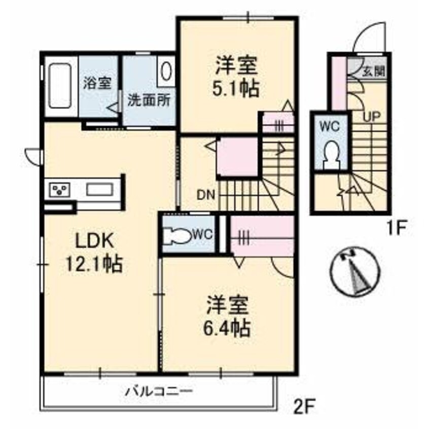 間取図 セシルローズA
