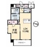 シャーメゾンステージ碧・慶万町 1LDKの間取り