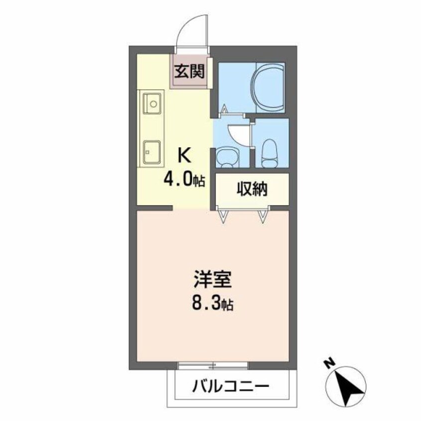 間取図 ヴィクトワール花岡Ｉ棟