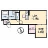 Ｒｅｉｎｅ若宮町 1LDKの間取り