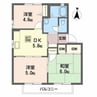 シャイングレイス 3DKの間取り