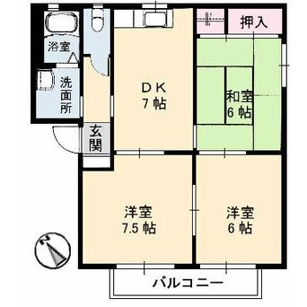 間取図 グリーンハイツA棟