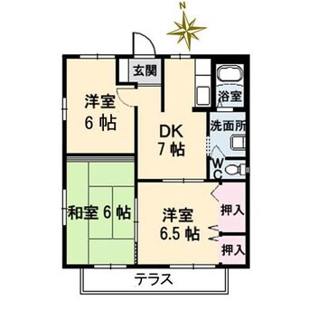 間取図 サザンハイツ