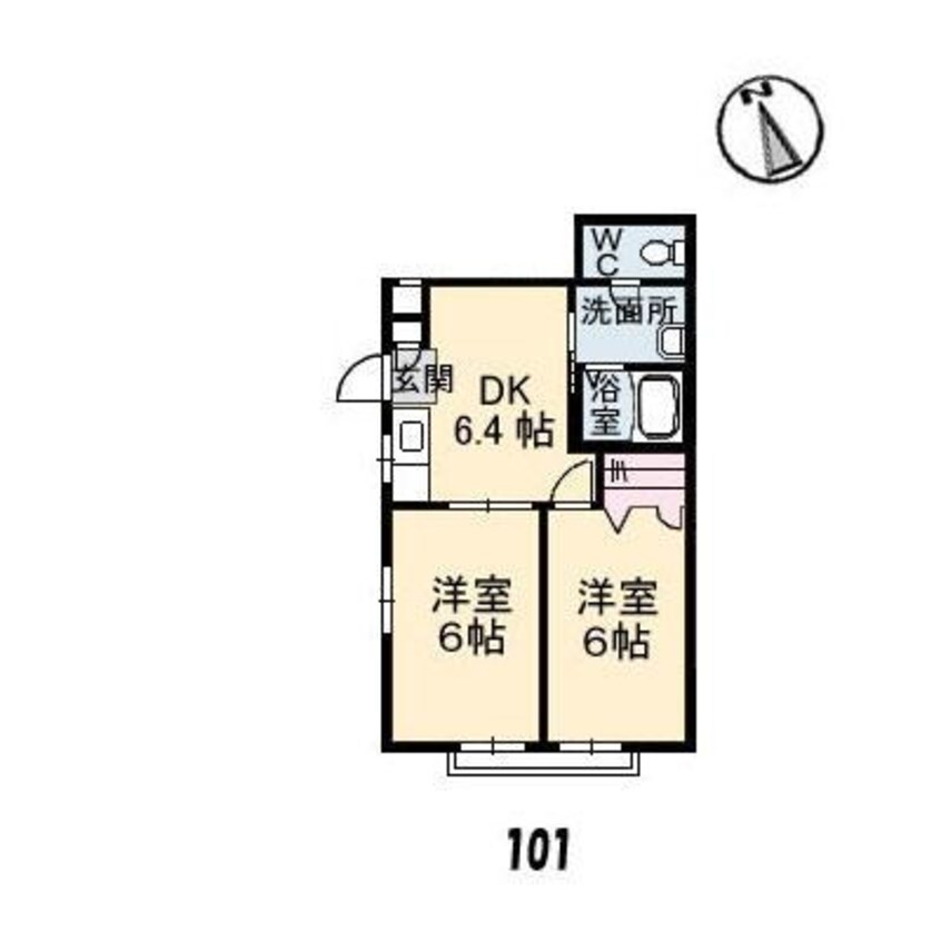 間取図 ディアス・Ｋ