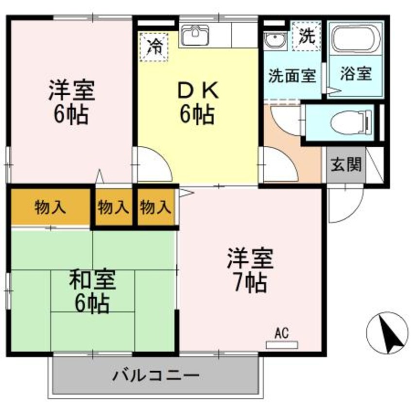 間取図 エトワール美里　Ⅰ棟