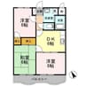 コモドハイツ 3DKの間取り