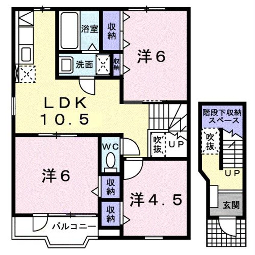 間取図 ソレアード　ロジュマン