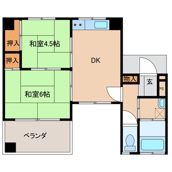 間取図 タワーハイム