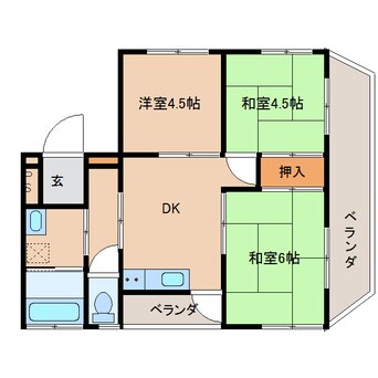 間取図 タワーハイム