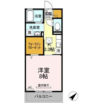 間取図 D-room西松原